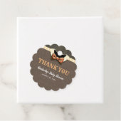 Fall Rustic Baby Dusche Vielen Dank Geschenkanhänger (Beispiel)