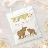 Fall Rustic Boho Highland Cow Baby Showdusche Geschenktütchen (Ausgeschnitten)