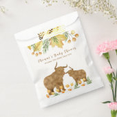 Fall Rustic Boho Highland Cow Baby Showdusche Geschenktütchen (Versiegelt)