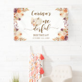 Fall Rustic Boho Pumpkin Onederday Banner (Insitu)