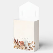Fall Rustic Floral Wedding Favor Box Geschenkschachtel (Geöffnet)