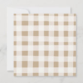 Fall Rustic Pumpkin Baby Dusche Fall in Liebe Einladung (Rückseite)