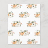 Fall Rustic Pumpkin Erntedank Menu (Rückseite)