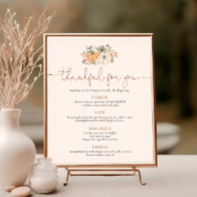 Fall Rustic Pumpkin Erntedank Menu