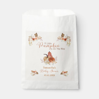 Fall Rustic Terracotta Baby Dusche Gefallen Tasche Geschenktütchen