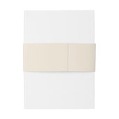 Fall Rustikale Minimalistische Hochzeit Einladungsbanderole (Rückseitenbeispiel)