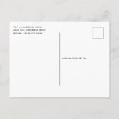 Fall Rustikale Pick Up Pumpkins Fall Party Einladu Einladungspostkarte (Rückseite)