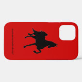 Fall Saddlebred Silhouette Case-Mate iPhone Hülle (Rückseite (Horizontal))