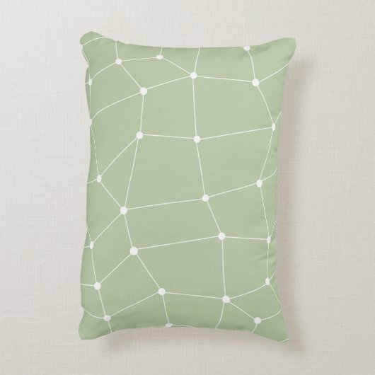 Fall "Sage Green Art Design Pillow" Dekokissen (Rückseite(Vertikal))