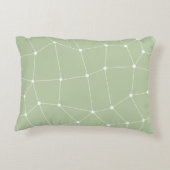 Fall "Sage Green Art Design Pillow" Dekokissen (Rückseite)