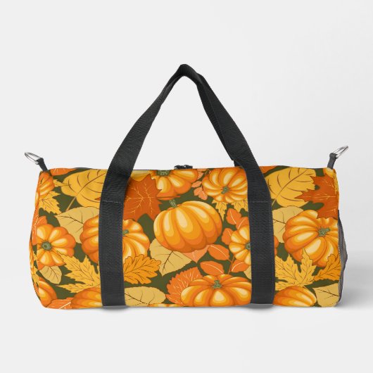 Fall Saison Halloween Pumpkins Muster Duffle Bag (Vorderseite)