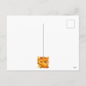 Fall Saison Halloween Pumpkins Muster Feiertagspostkarte (Rückseite)