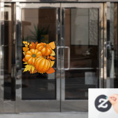 Fall Saison Halloween Pumpkins Muster Fensteraufkleber (Büro Tür)