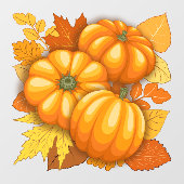 Fall Saison Halloween Pumpkins Muster Fensteraufkleber (Blatt)