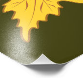 Fall Saison Halloween Pumpkins Muster Fotodruck (Ecke)