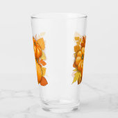 Fall Saison Halloween Pumpkins Muster Glas (Links)