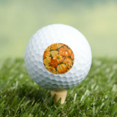 Fall Saison Halloween Pumpkins Muster Golfball (Insitu T-Shirt)
