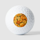 Fall Saison Halloween Pumpkins Muster Golfball (Vorderseite)