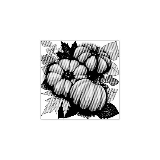 Fall Saison Halloween Pumpkins Muster Gummistempel (Prägung)