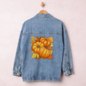 Fall Saison Halloween Pumpkins Muster Jeansjacke (Hangar)