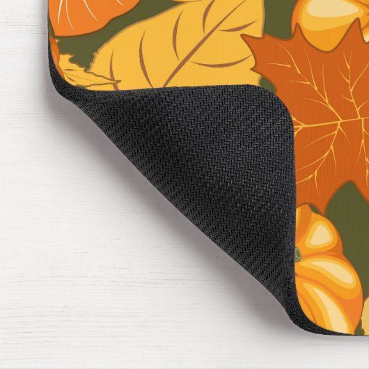 Fall Saison Halloween Pumpkins Muster Mousepad (Ecke)