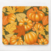 Fall Saison Halloween Pumpkins Muster Mousepad (Vorne)