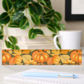 Fall Saison Halloween Pumpkins Muster Namensplakette