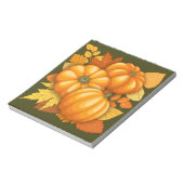 Fall Saison Halloween Pumpkins Muster Notizblock (Rotiert)