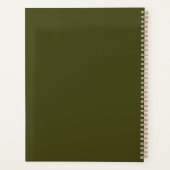 Fall Saison Halloween Pumpkins Muster Planer (Rückseite)