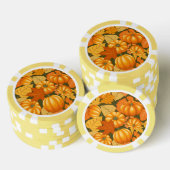 Fall Saison Halloween Pumpkins Muster Pokerchips (Stapel)
