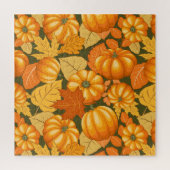 Fall Saison Halloween Pumpkins Muster Puzzle (Vertikal)