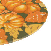 Fall Saison Halloween Pumpkins Muster Schneidebrett (Ecke)