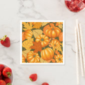 Fall Saison Halloween Pumpkins Muster Serviette (Beispiel)