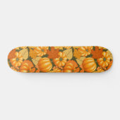 Fall Saison Halloween Pumpkins Muster Skateboard (Horizontal)