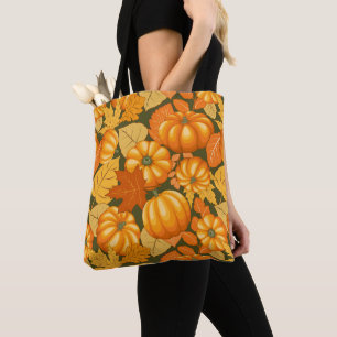 Fall Saison Halloween Pumpkins Muster Tasche