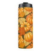 Fall Saison Halloween Pumpkins Muster Thermosbecher (Vorderseite)