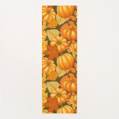 Fall Saison Halloween Pumpkins Muster Yogamatte (Vorderseite)