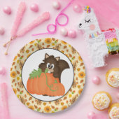 Fall Saisonale Eichhörnchen-Party-Papier-Teller Pappteller (Party)