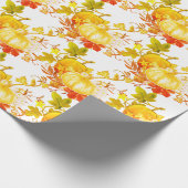 Fall Saisonale Pumpkin-Muster Geschenke oder Gesch Geschenkpapier (Ecke)