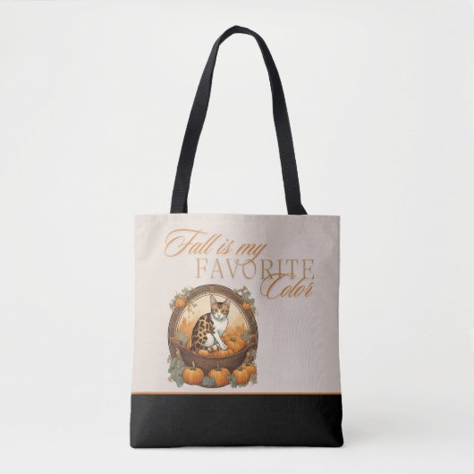 Fall Saisonkatze Tasche (Vorderseite)