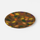 Fall Saisonpapier-Teller Pappteller (Schrägansicht)