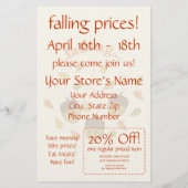 Fall Sale Flyer (Hinten)