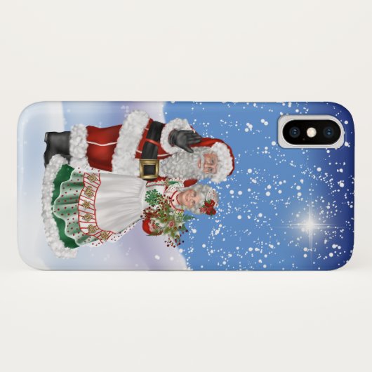 Fall Santa Claus iPhone Case-Mate iPhone Hülle (Rückseite (Horizontal))
