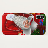 Fall Santa Claus iPhone Case-Mate iPhone Hülle (Rückseite (Horizontal))