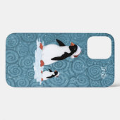 Fall Santa Penguins iPhone 12 Case-Mate iPhone Hülle (Rückseite (Horizontal))