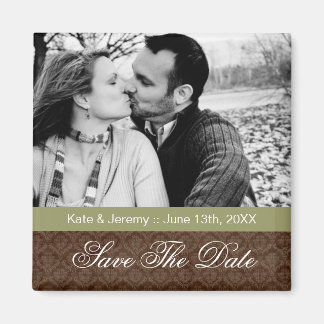 Fall Save the Date Foto Wedding Magnet