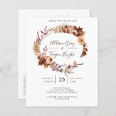 Fall Save the Date Postkarte (Vorne/Hinten)