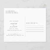 Fall Save the Date Postkarte (Rückseite)