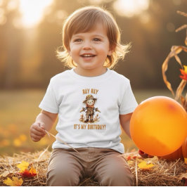 Fall Scarecrow-Niedliche Geburtstag T-Shirt