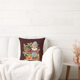 Fall Scarecrow Saisonwerfen Kissen